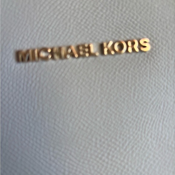 Michael Kors Jet Set East West Top Zip Tote beige cream Saffiano Leather - Picture 9 of 10